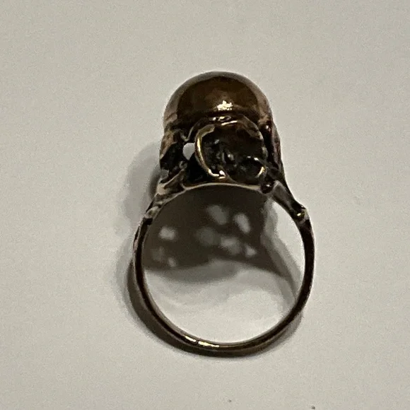 Elegant Copper Victorian Women's Ring size 6.5 - Picture 6 of 7